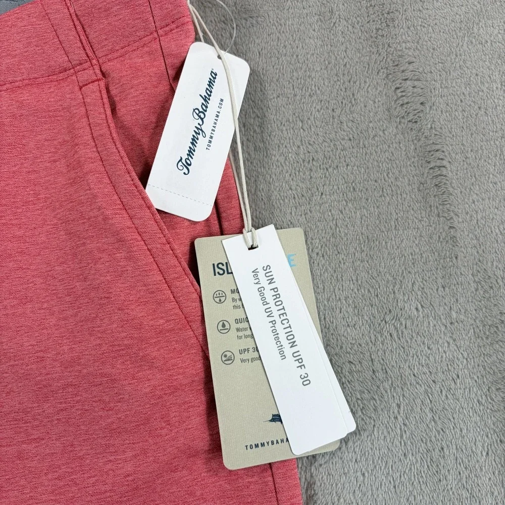 Tommy Bahama On Par IslandZone Golf Shorts in New Red‎ Sail Men 38x8 NWT $110